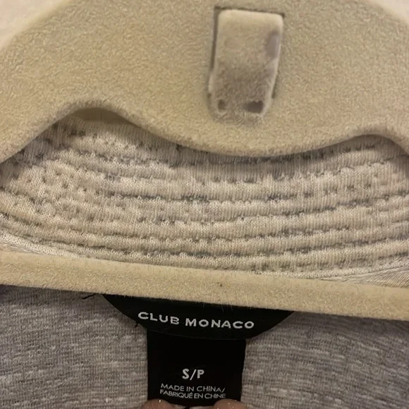 Club Monaco Cotton Soft Bomber Jacket S/P - Picture 3 of 4